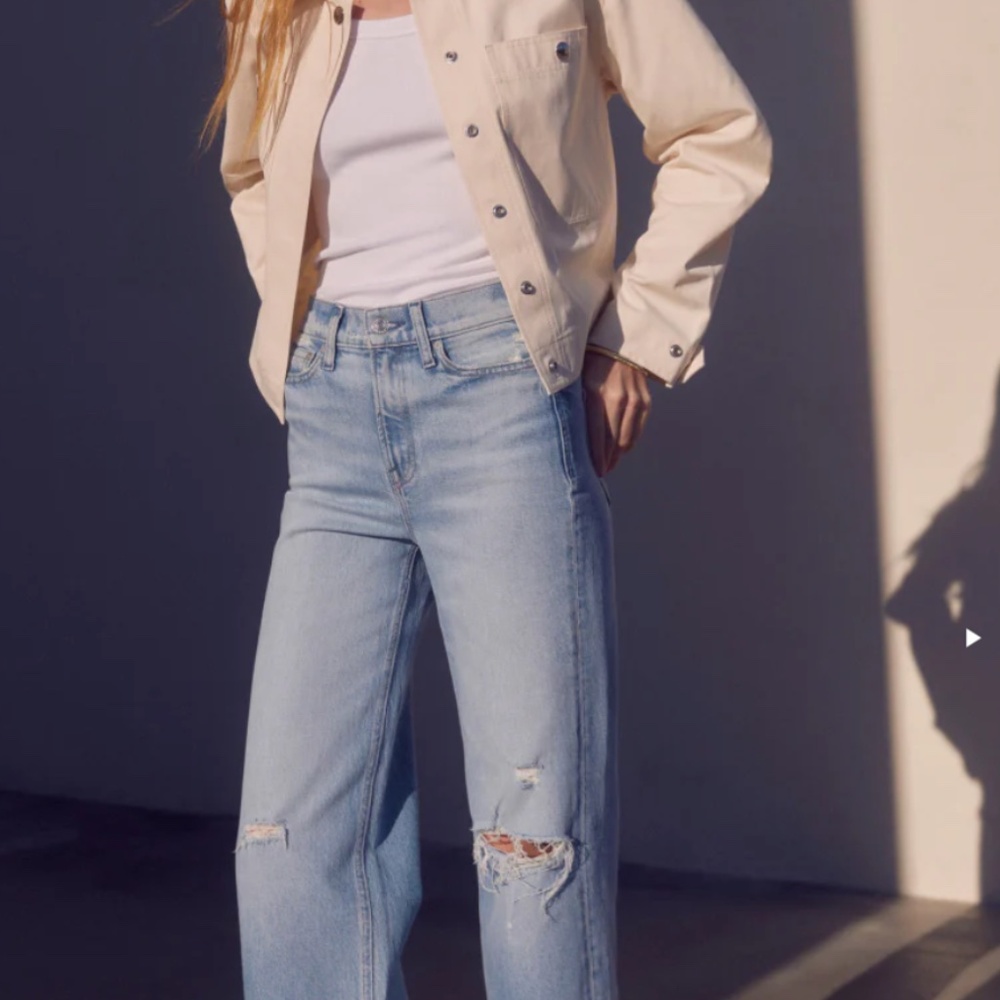 New, Never Worn AYR Secret Sauce Wide Leg Denim Jeans - Size 27 - Heirloom